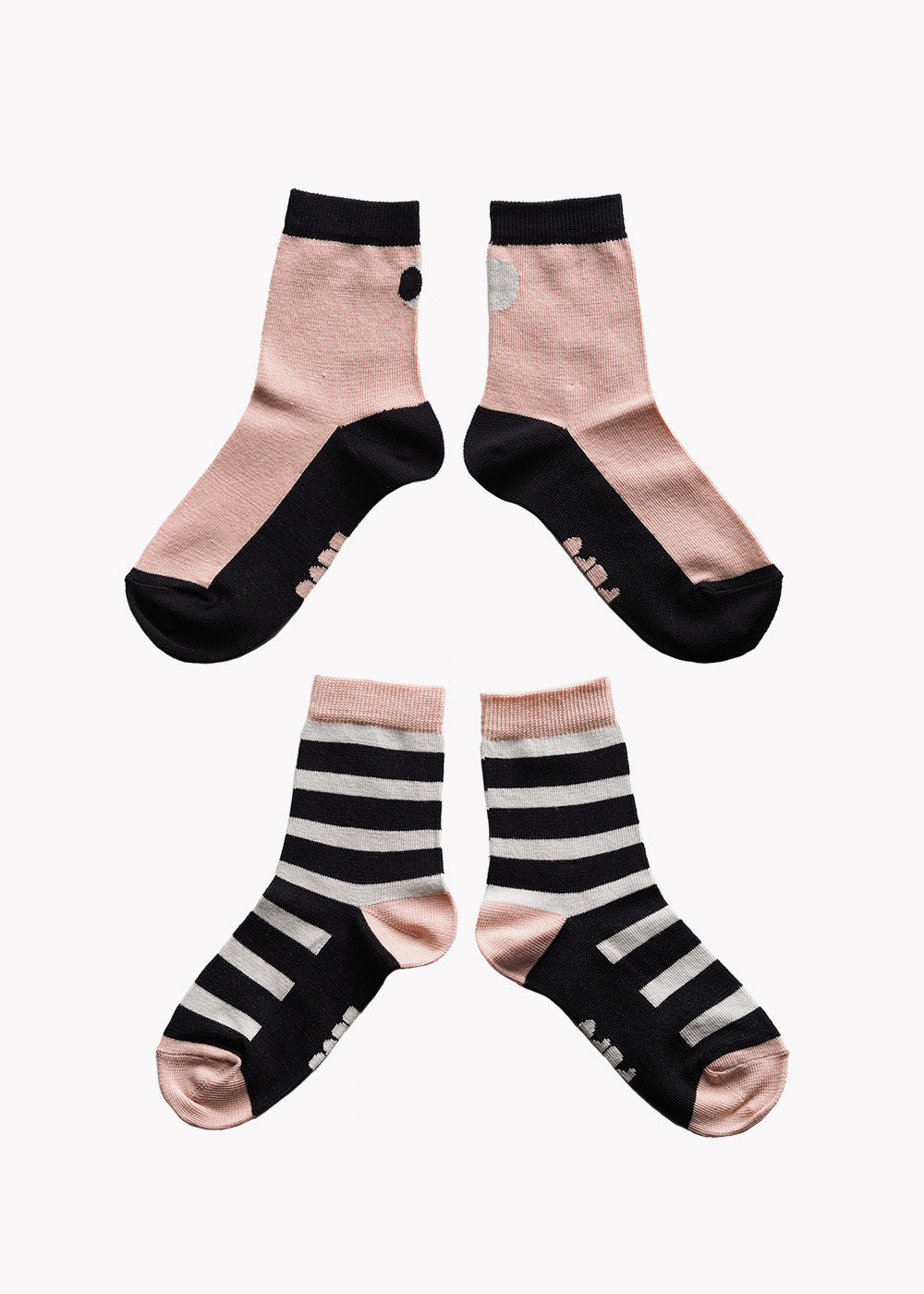 SUKAT, Tuplapakkaus, Black/Pink/Grey