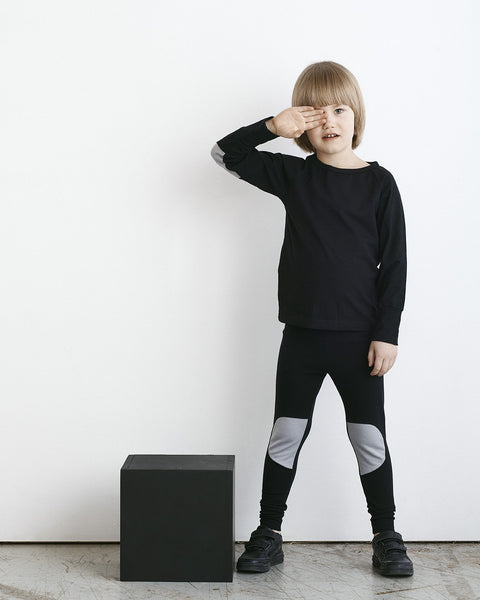 PATCH-leggingsit, Black/Stone Grey