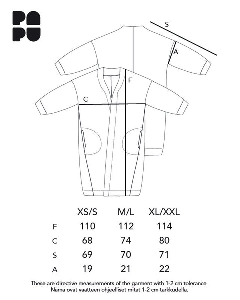 ROUND-takki, Musta, naisten