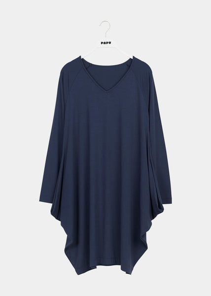 V-NECK KANTO-mekko, Dove Blue, naisten