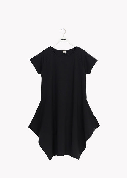 KANTO-mekko, Black, naisten, lyhythihainen